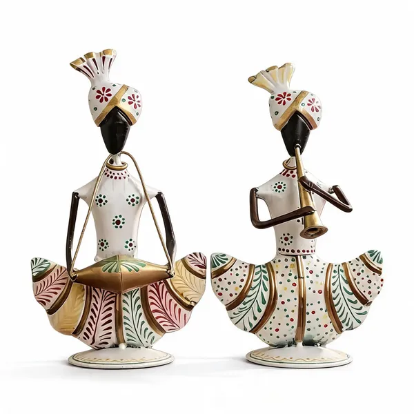 Iron_Traditional_Rajasthani_Musician_Figurines_Table_Showpiece_Set_Of_2