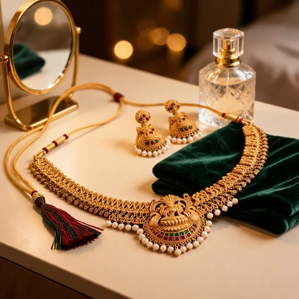 Gold_Alloy_Stone_Accented_Traditional_Tassel_Necklace_Set_For_Women_Pack_Of_2