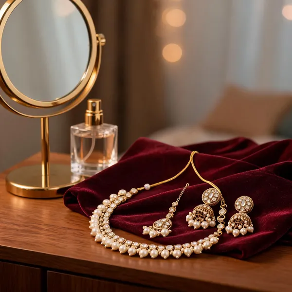 Gold_Tone_Alloy_Pearl_Stone_Statement_Necklace_Set_For_Women
