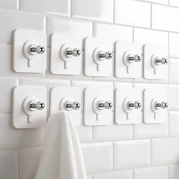 Plastic_Steel_Rust_Resistant_Screw_Wall_Hooks_Set_Of_20