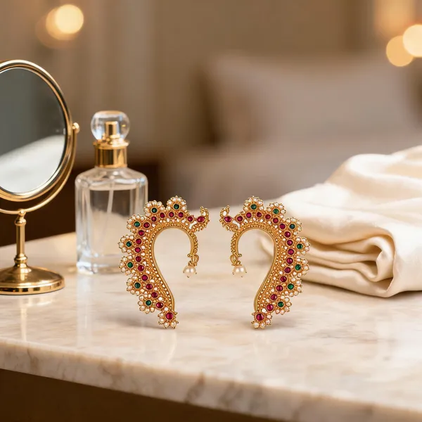 Gold_Tone_Alloy_Kundan_Multicolour_Stone_Pearl_Ear_Cuff_Earrings_For_Women_Pack_Of_2