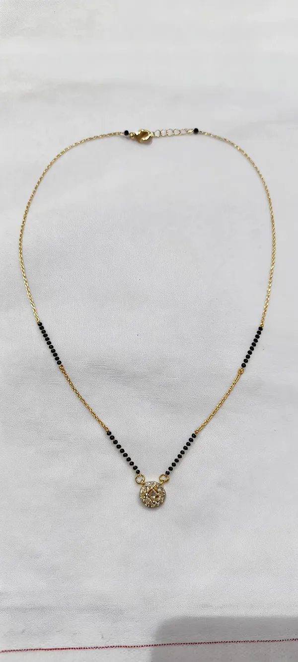 Gold_Tone_Black_Beaded_Round_Pendant_Mangalsutra_Necklace