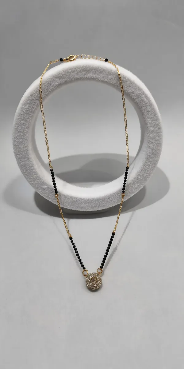 Gold_Tone_Black_Beaded_Round_Pendant_Mangalsutra_Necklace