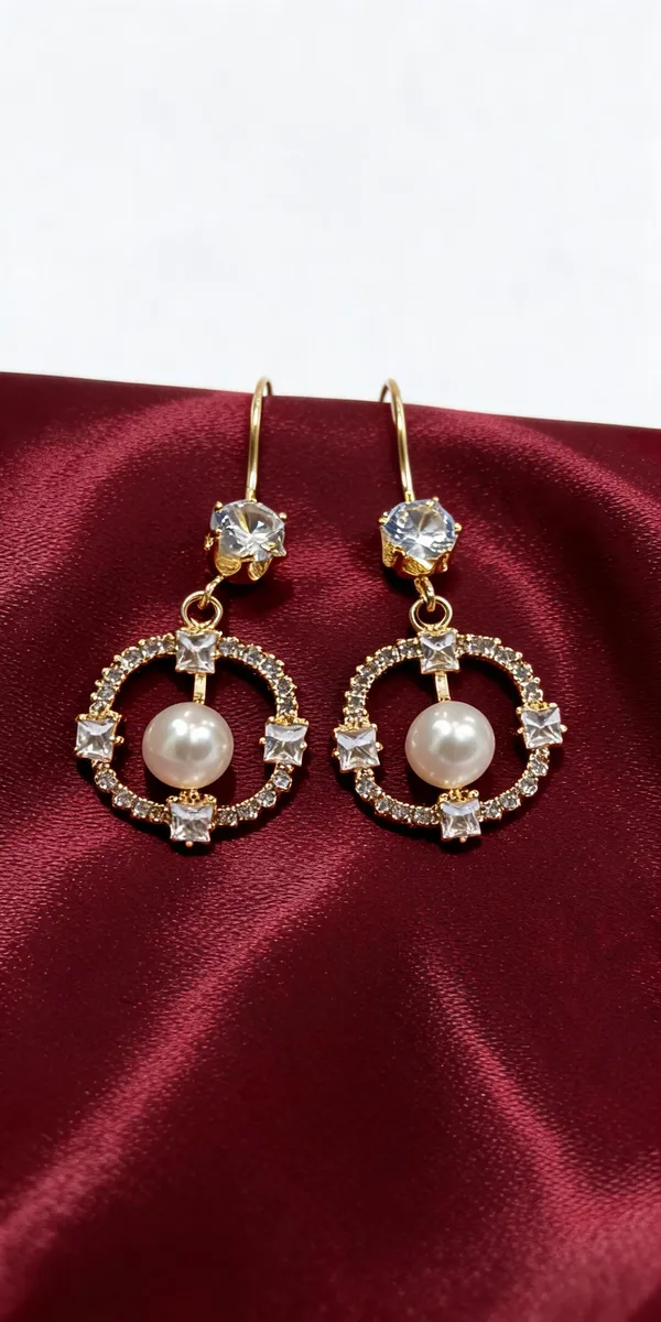 Gold-Toned_Pearl_Drop_Earrings_for_Women
