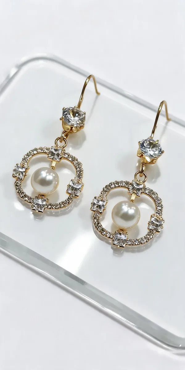 Gold-Toned_Pearl_Drop_Earrings_for_Women