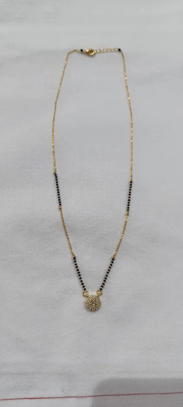 Gold_Tone_Black_Beaded_Round_Pendant_Mangalsutra_Necklace