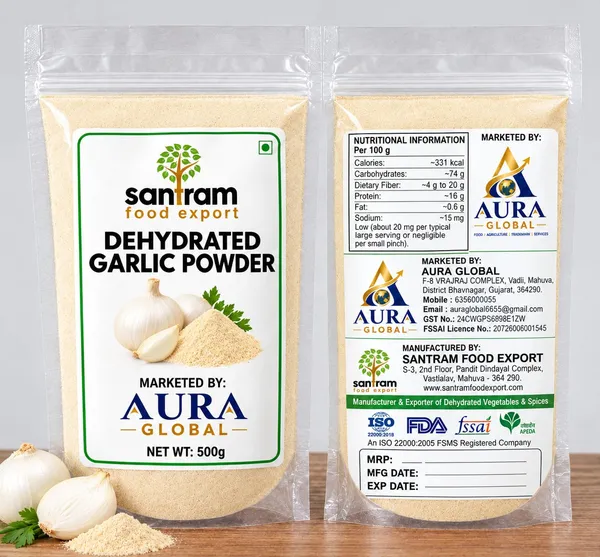 Aura_Global_Dehydrated_Garlic_Powder_500Gm