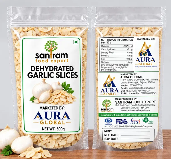 Aura_Global_Dehydrated_Garlic_Slices_500Gm