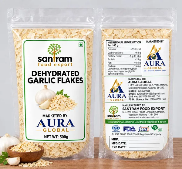 Aura_Global_Dehydrated_Garlic_Flakes_500Gm