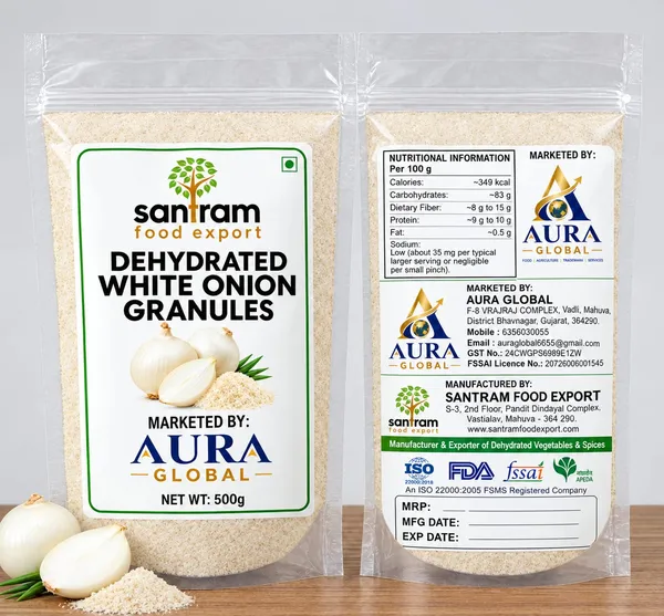 Aura_Global_Dehydrated_White_Onion_Granules_500Gm