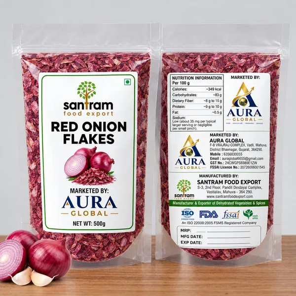 Aura_Global_Dehydrated_Red_Onion_Flakes_500Gm