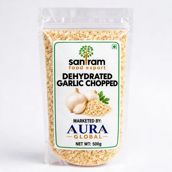 Aura_Global_Dehydrated_Garlic_Chopped_500Gm