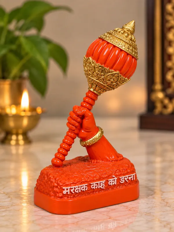 Red_And_Gold_Hanuman_Gada_Religious_Figurine