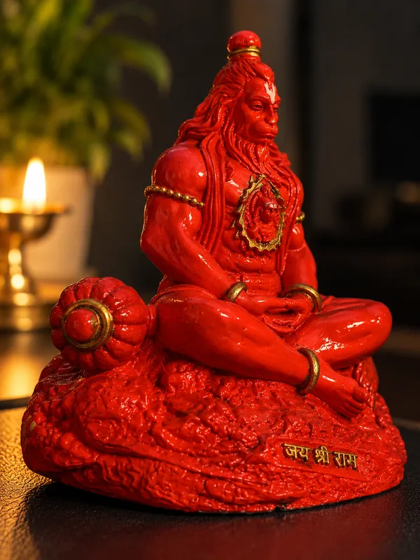 Red_Seated_Hanuman_Idol