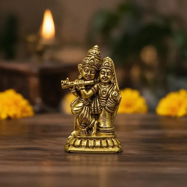 Brass_And_Gold_Brass_Metal,_Painted_Or_Polished_Finish_Religious_Idol_For_Home_Temple,_Pooja_And_Spiritual_Decor