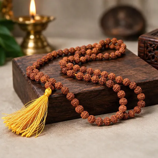 Brown_Rudraksha_Beads(Small_Beads),_Cotton_Thread,_Tassel_Prayer_Mala_For_Japa,_Meditation_And_Devotional_Wear