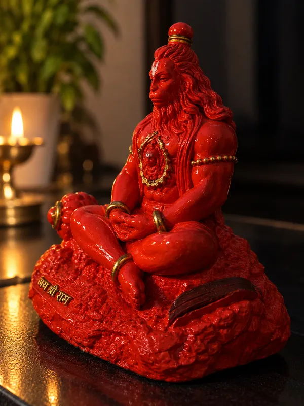 Red_Seated_Hanuman_Idol