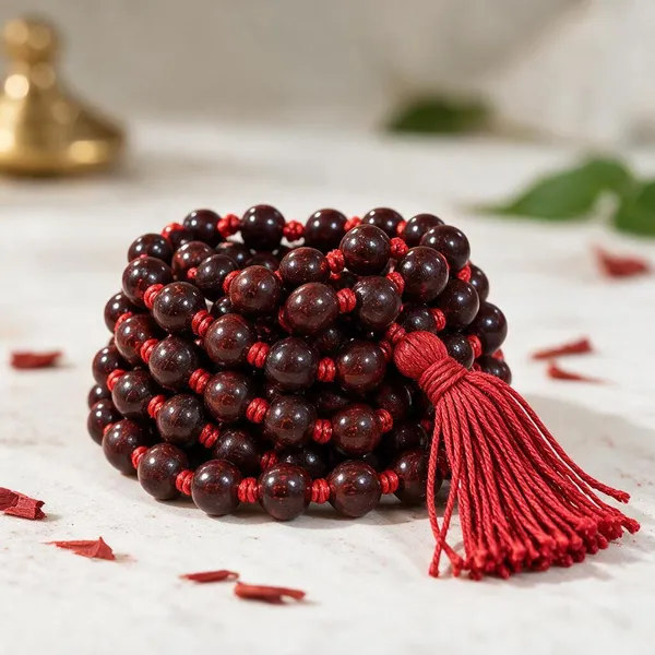 Red_Brown_Red_Sandalwood_Mala_,_Cotton_Thread_Prayer_Mala_For_Japa,_Meditation_And_Devotional_Wear