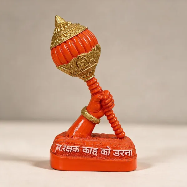 Gold_And_Orange_Marbal_made_,_Gold-Tone_Finish,_Painted_Detailing_Religious_Idol_For_Home_Temple,_Pooja_And_Spiritual_Decor