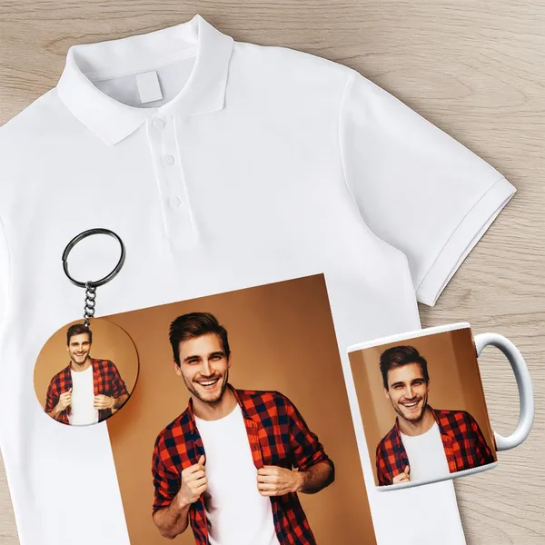 Customizable_T_Shirt_Mug_Keychain_Gift_Set