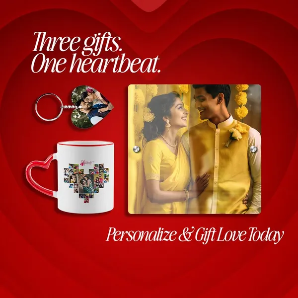 Personalized_Photo_Frame_Mug_And_Keychain_Gift_Set