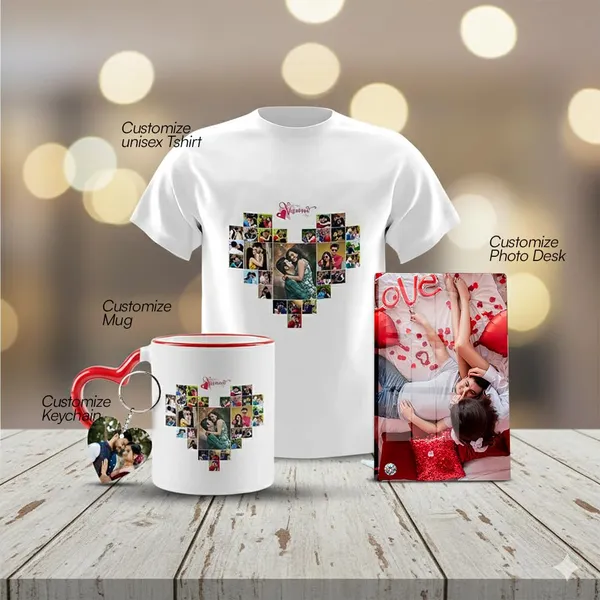 Personalized_Gift_Set_With_T_Shirt_Mug_Frame_And_Keychain