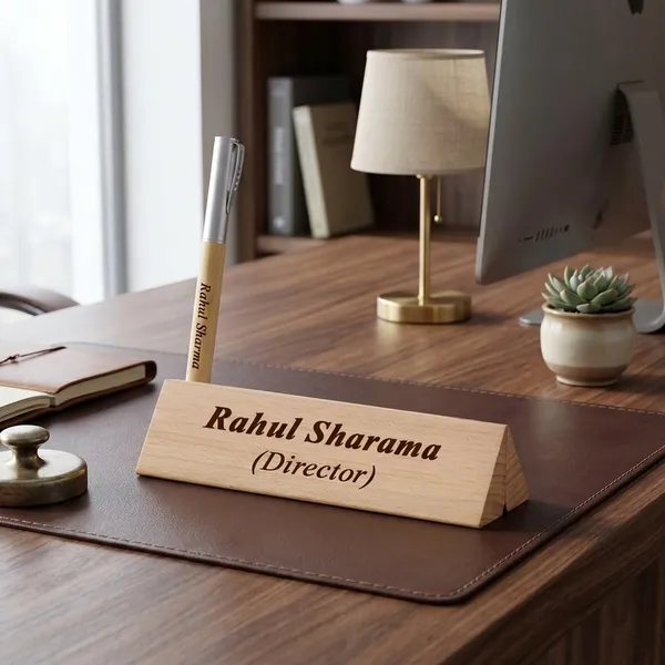 Wooden_Desk_Name_Plate_With_Pen_Holder