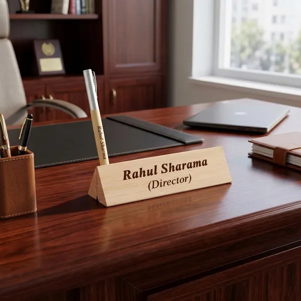Wooden_Desk_Name_Plate_With_Pen_Holder