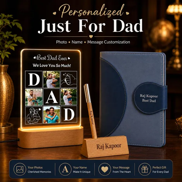 Personalized_Photo_Lamp_With_Diary_And_Pen_Stand_Gift_Set
