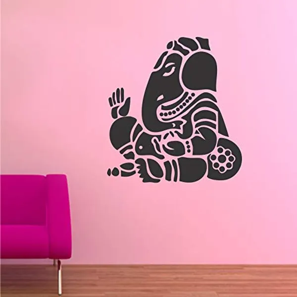 Vinyl_Black_Ganesha_Wall_Sticker