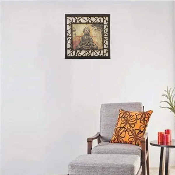 Canvas_Mdf_Wood_Zen_Buddha_Framed_Wall_Painting