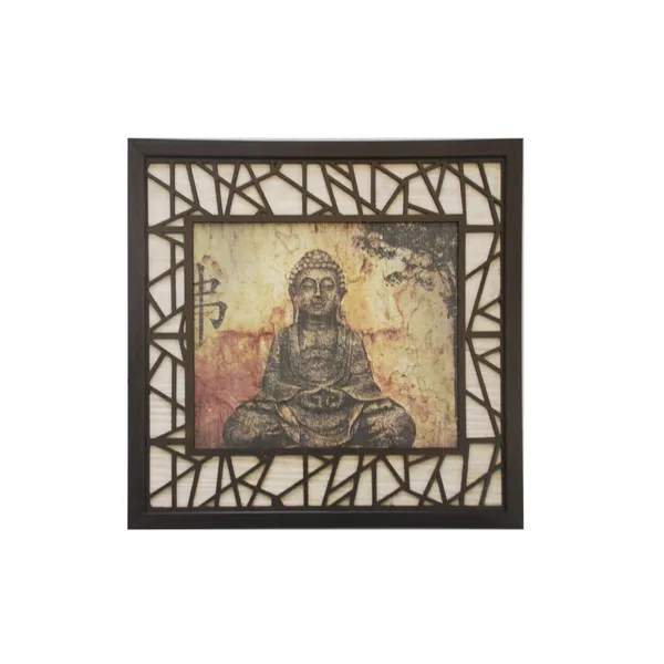 Canvas_Mdf_Wood_Zen_Buddha_Framed_Wall_Painting