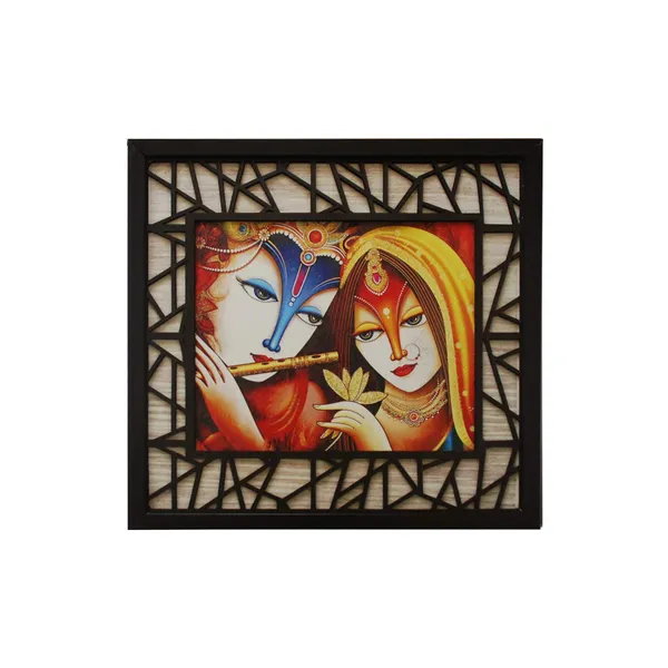 Canvas_Mdf_Wood_Devotional_Radha_Krishna_Framed_Wall_Painting