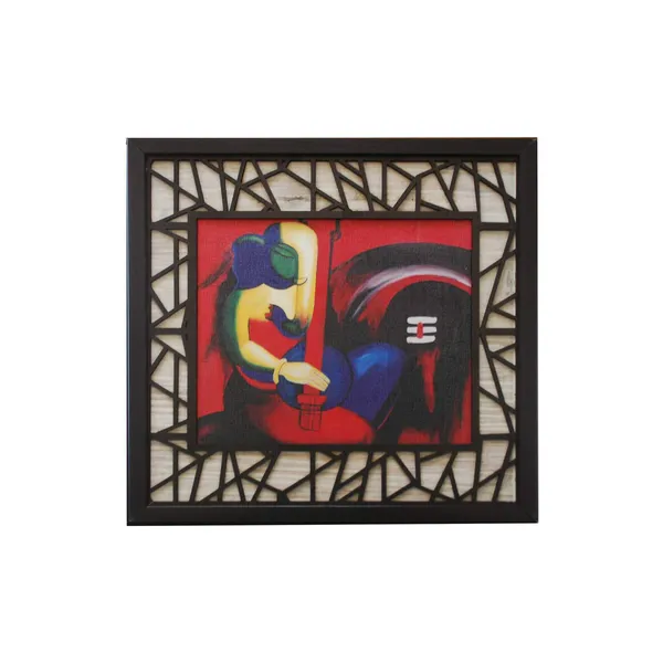 Canvas_Mdf_Wood_Spiritual_Ganesh_Shivling_Framed_Wall_Painting