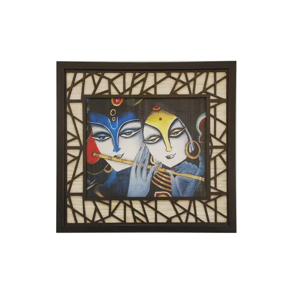 Mdf_Traditional_Radha_Krishna_Framed_Wall_Painting