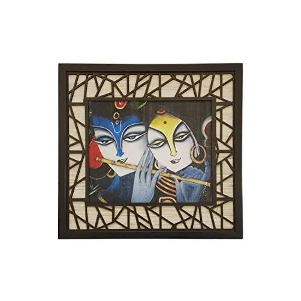 Mdf_Traditional_Radha_Krishna_Framed_Wall_Painting