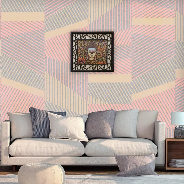 Canvas_Mdf_Wood_Spiritual_Buddha_Framed_Wall_Painting