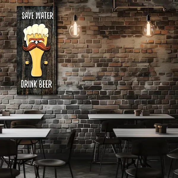 Wood_Framed_Bar_Quote_Wall_Painting