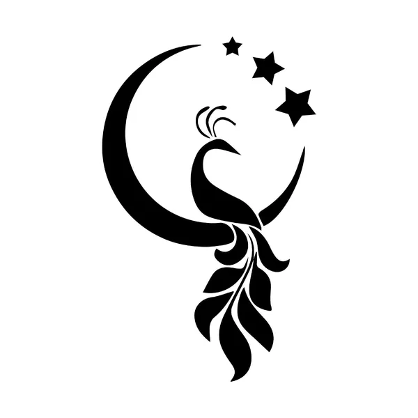 Vinyl_Black_Peacock_Wall_Sticker
