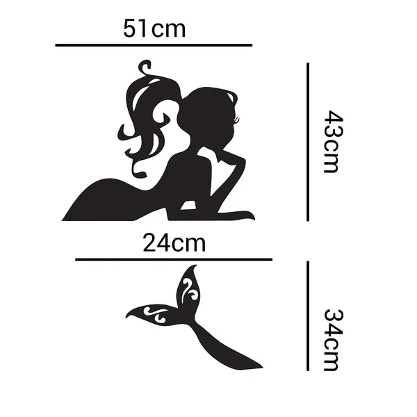 Vinyl_Decorative_Mermaid_Green_Wall_Sticker