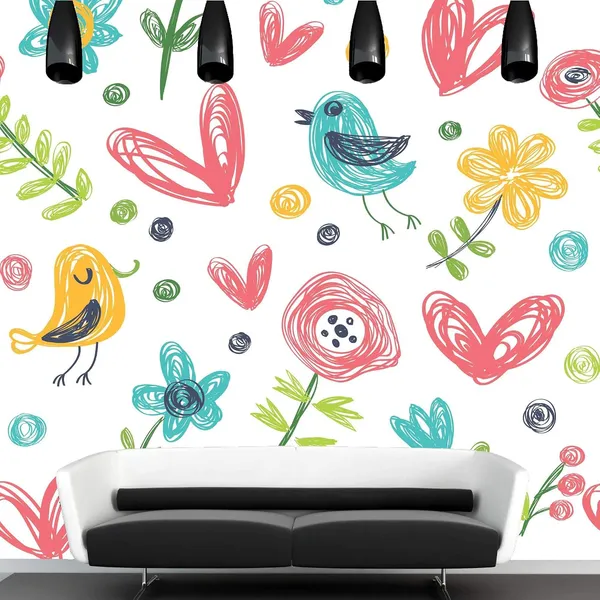 Multicolour_Pvc_Self-Adhesive_Wallpaper