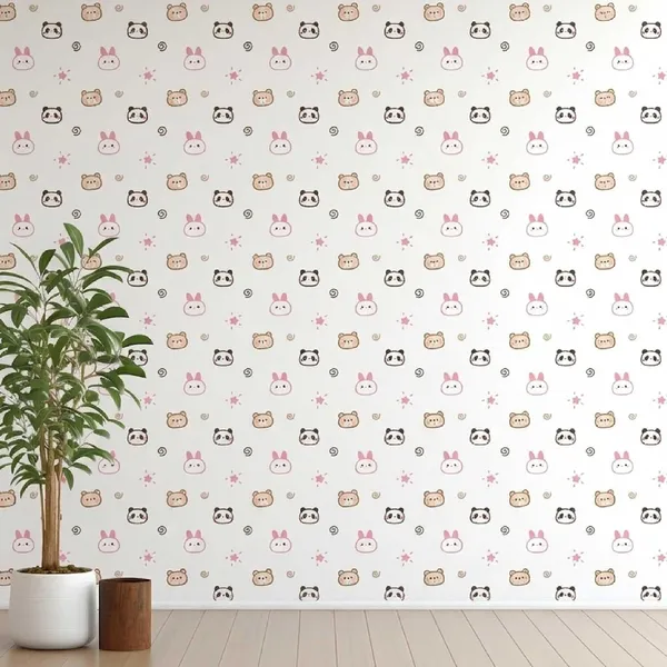 Multicolour_Pvc_Self-Adhesive_Cartoon_Wallpaper