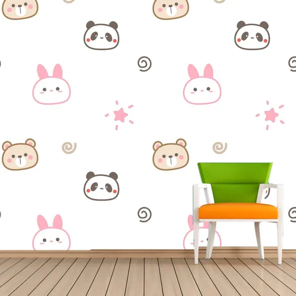 Multicolour_Pvc_Self-Adhesive_Cartoon_Wallpaper