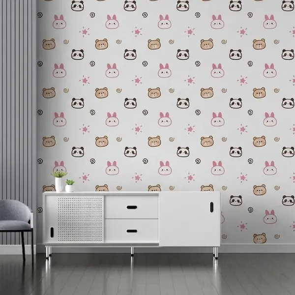 Multicolour_Pvc_Self-Adhesive_Cartoon_Wallpaper