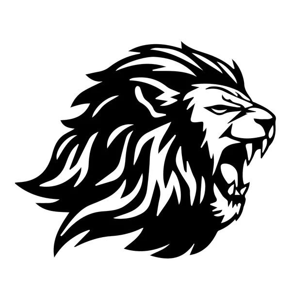 Vinyl_Decorative_Lion_Black_And_White_Wall_Sticker