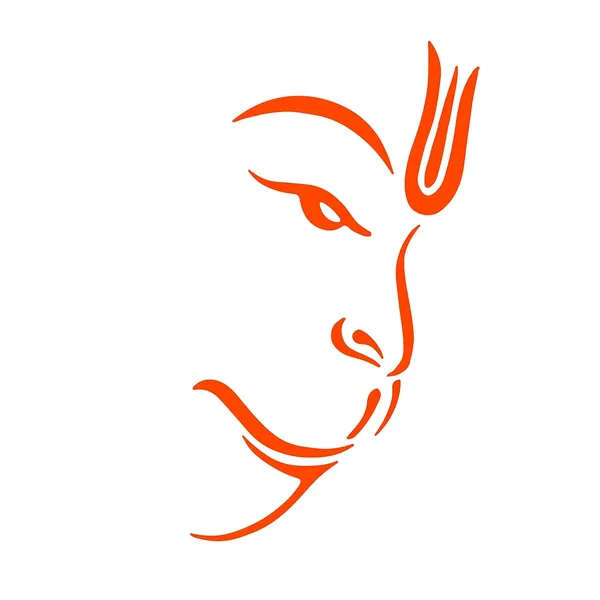 Vinyl_White_Hanuman_Ji_Devotional_Wall_Sticker
