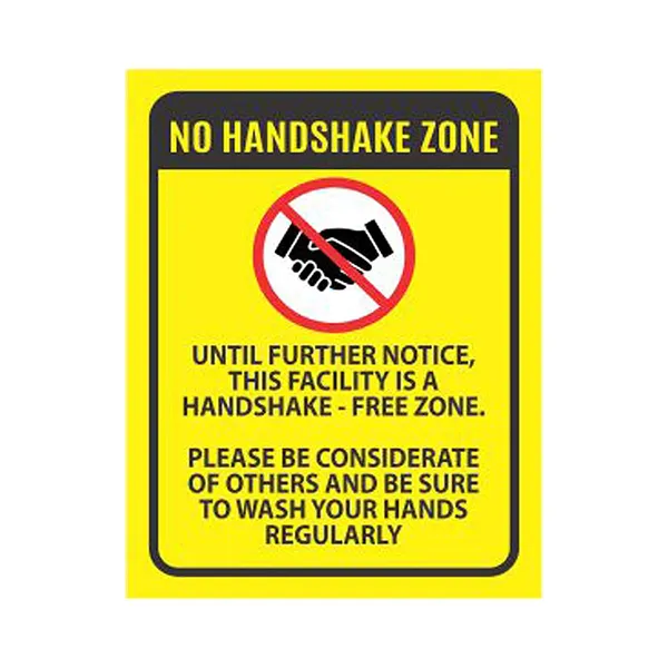 Vinyl_Safety_No_Handshake_Zone_Wall_Sign