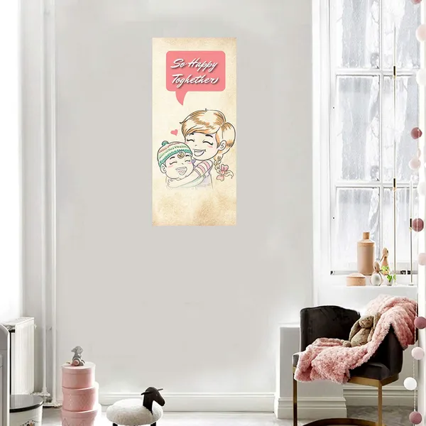 Mdf_Digital_Print_Vertical_Black_Wall_Painting