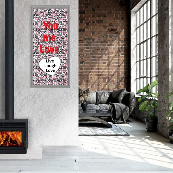 Mdf_Vertical_Mounted_Multicolor_Framed_Wall_Painting