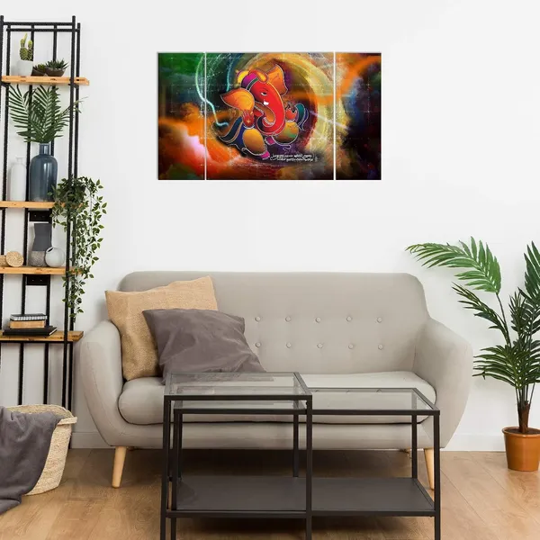 Wood_Black_Ganesha_Collage_Framed_Wall_Painting